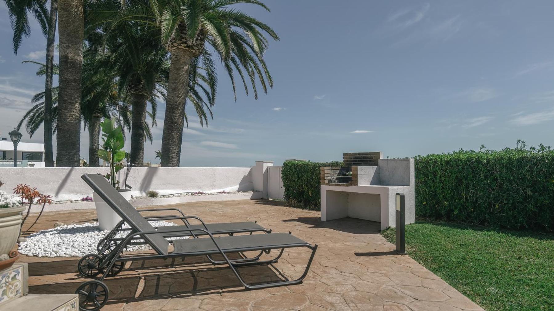 Casa Vesalia A 1A Linea De Mar Con Aa Y Wi-Fi. Villa Vinarós Exterior photo