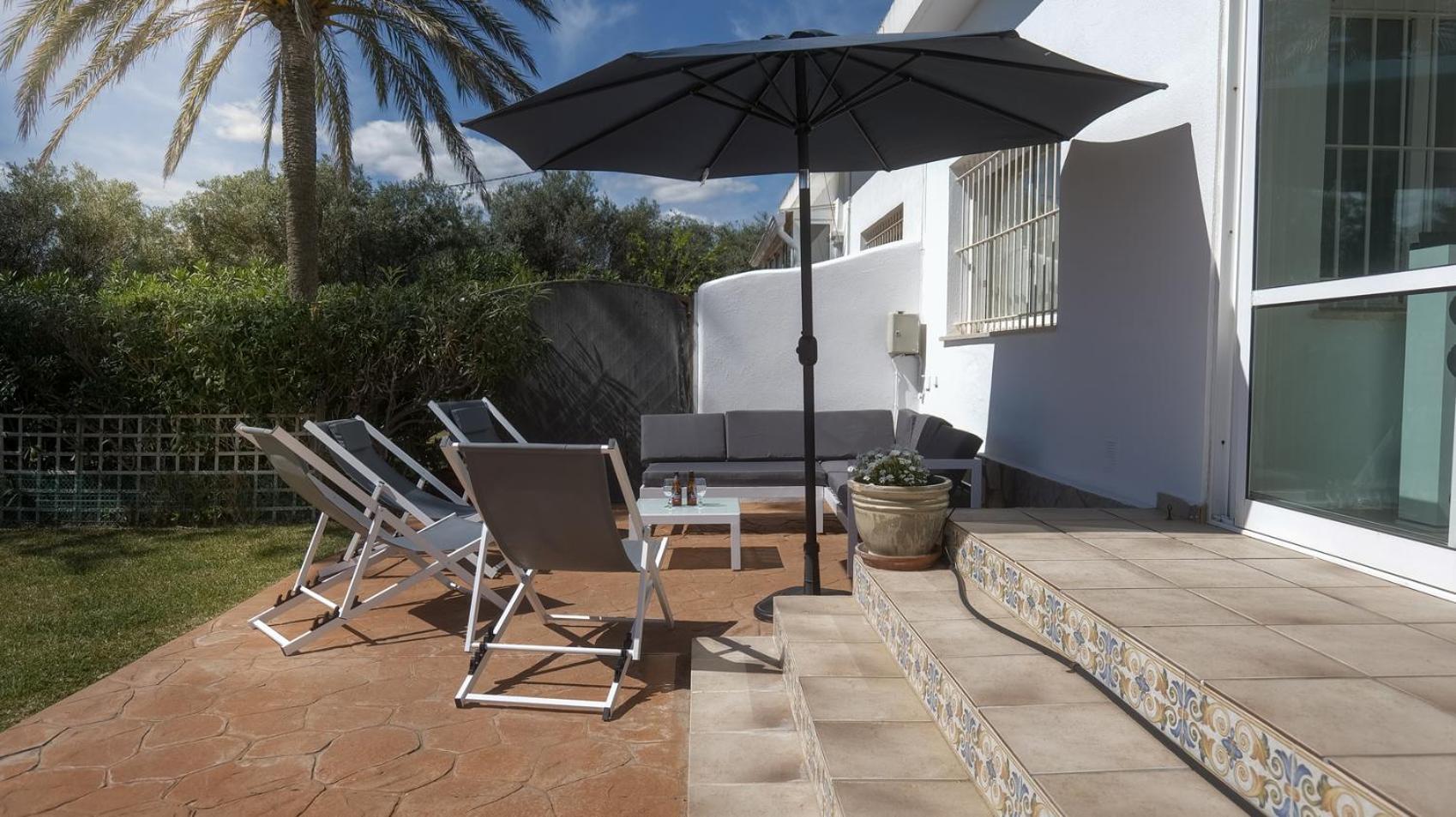 Casa Vesalia A 1A Linea De Mar Con Aa Y Wi-Fi. Villa Vinarós Exterior photo